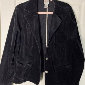Vintage black velvet jacket